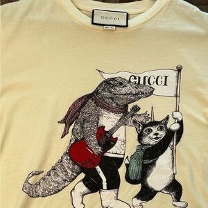 Gucci Limited Edition Rare Short Sleeve Tee Shirt Designed by Yuko Higuchi Small